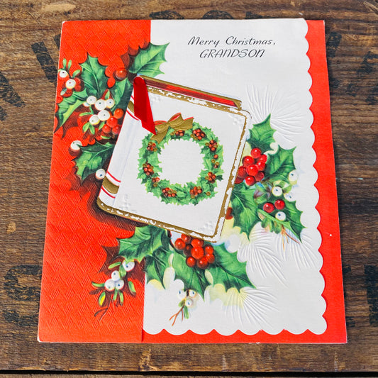 【USA vintage】クリスマス メッセージカード③