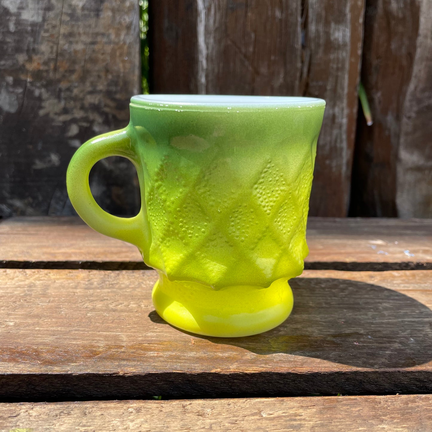 【60’s USA vintage】Fire King キンバリー (グリーン)