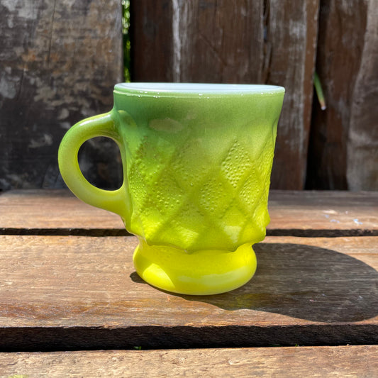 【60’s USA vintage】Fire King キンバリー (グリーン)