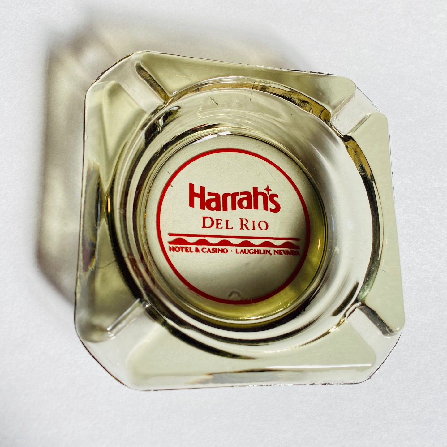 【1950s-1970s USA vintage】アドバタイジング 灰皿 Harrahs DEL RIO