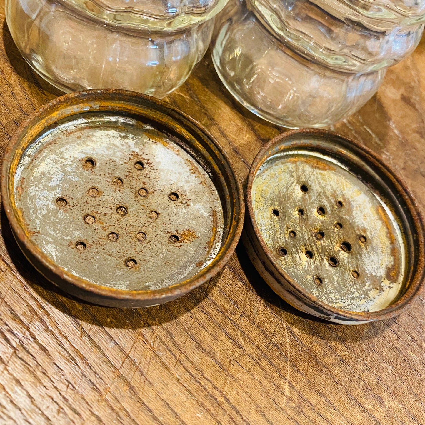 【1950s vintage】ANCHOR HOCKING ソルト&ペッパー