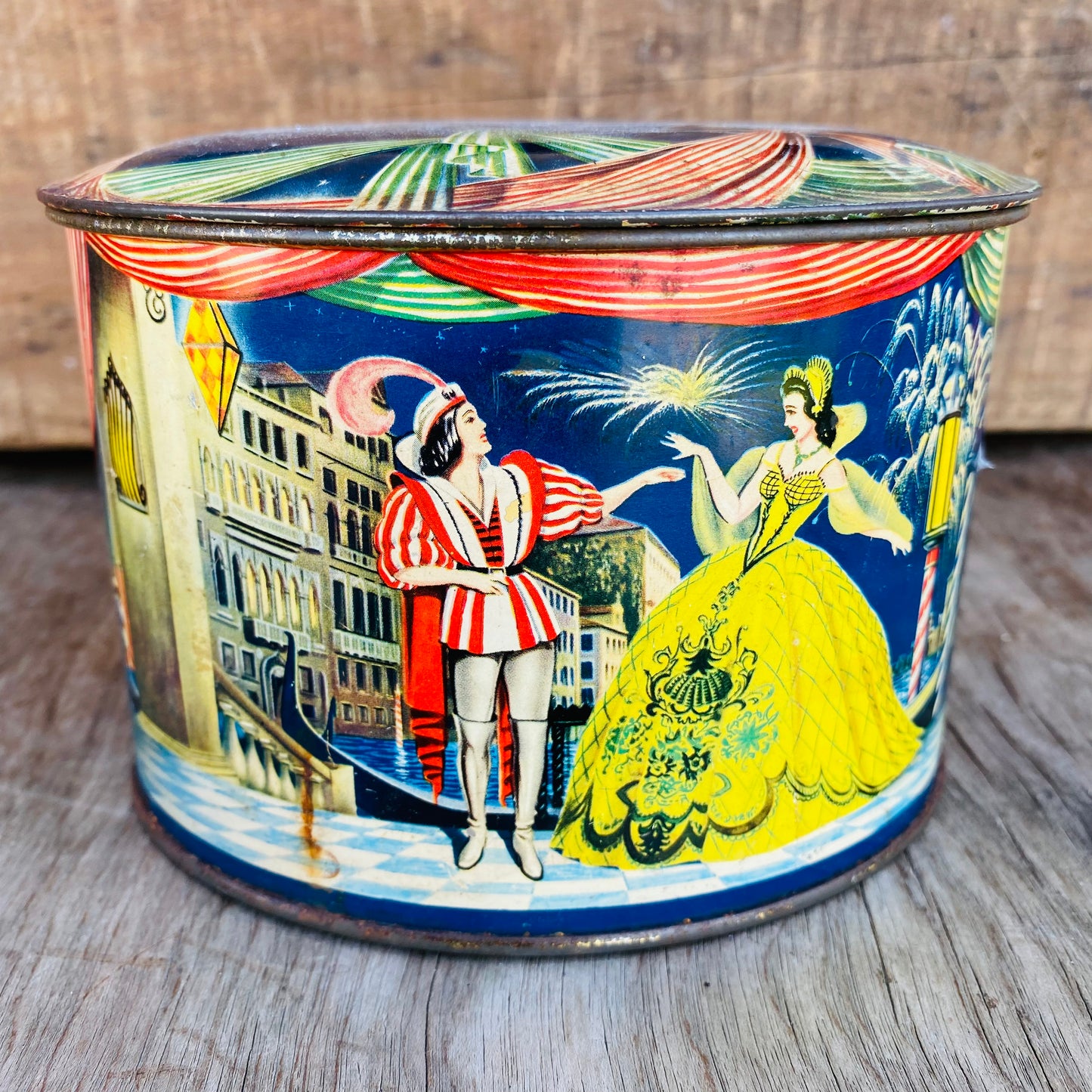 【FRANCE vintage】TIN缶 舞踏会