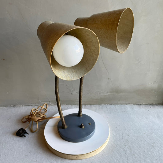 【1960年代 USA vintage】ダブルネック デスクライト