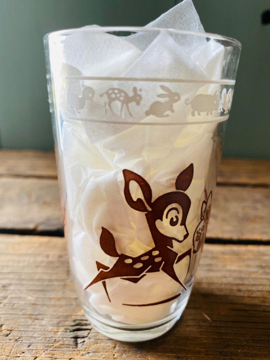 【1950s USA vintage】タンブラー スワンキースウィッグ キディカップ ブラウン