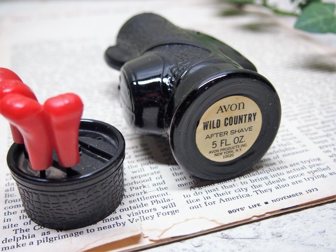 【1960s-1970s USA vintage】“AVON” ガラスボトル ゴルフバッグ