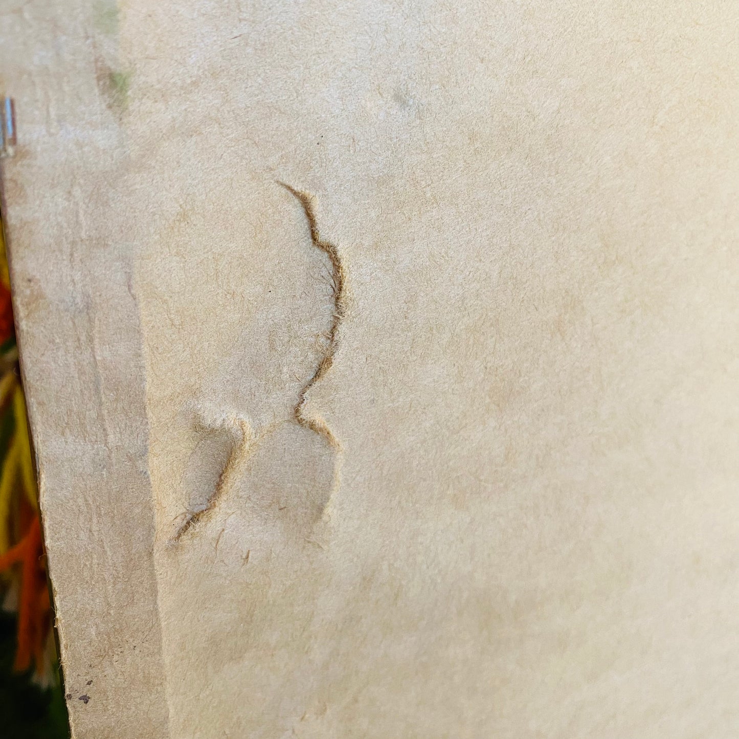 【1970s vintage】刺繍 花 ウォールデコ 壁掛け