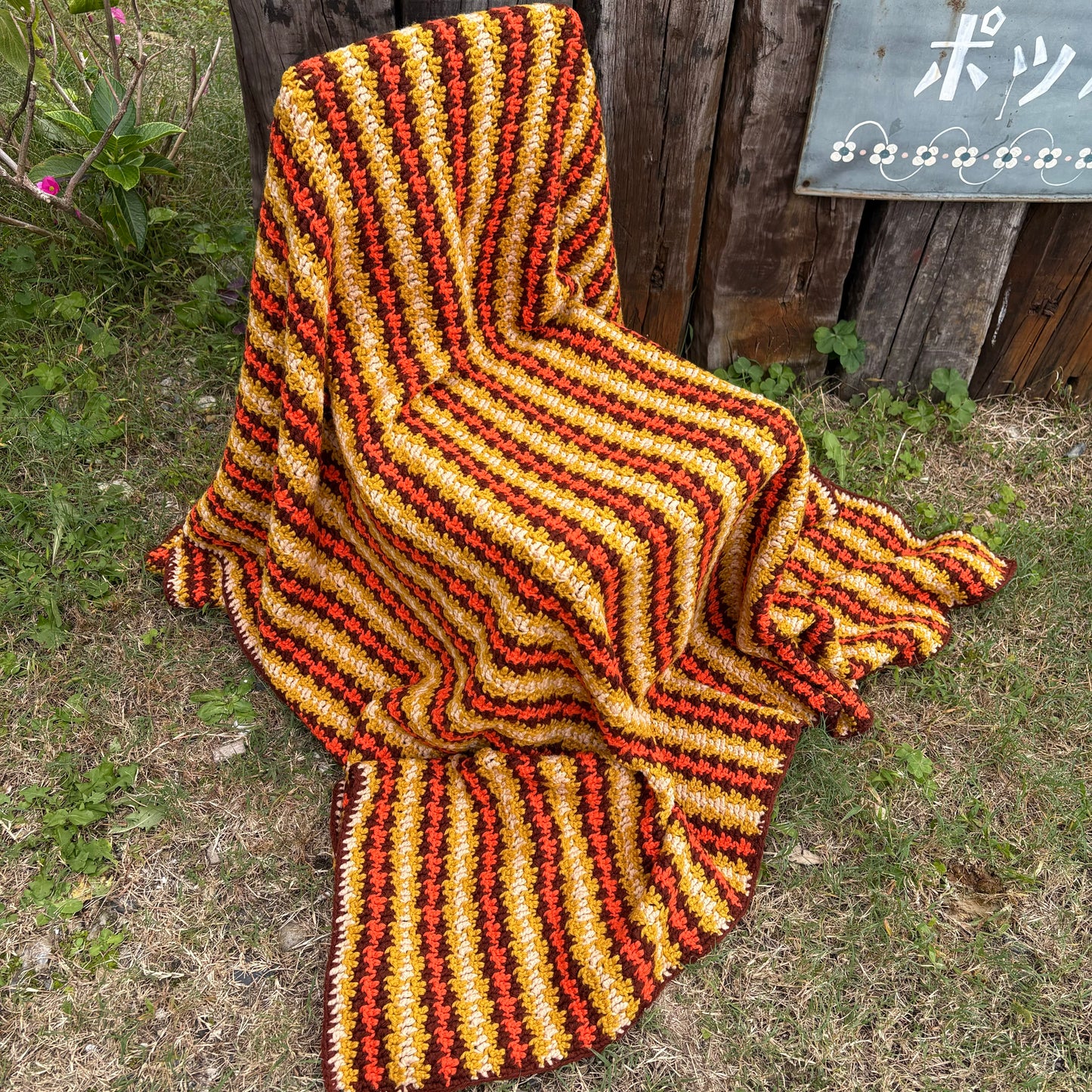 【USA vintage】granny blanket