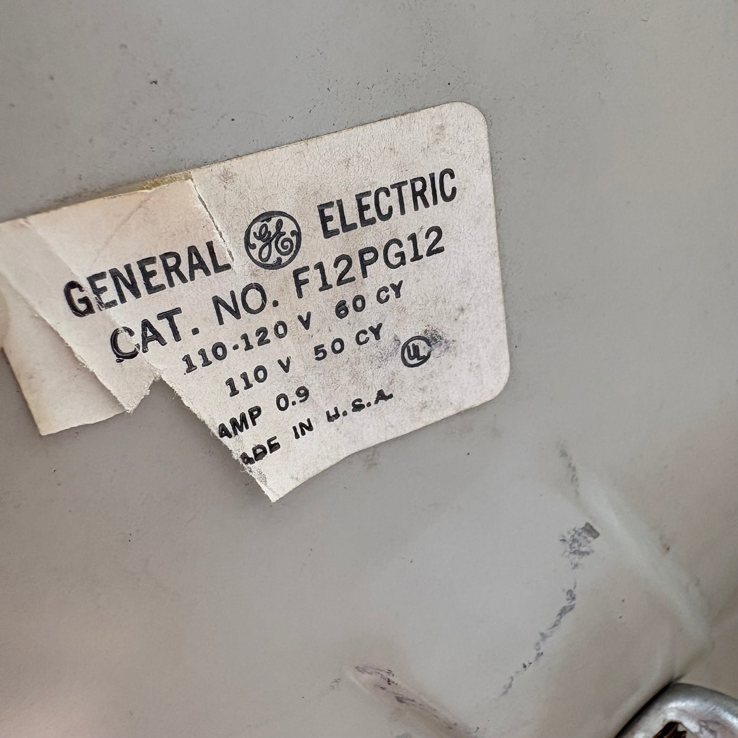 【1960s USA vintage】GENERAL ELECTRIC F12PG12 Fan