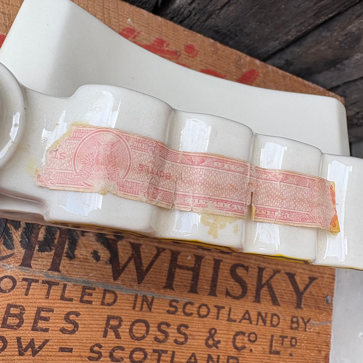 【1968 USA vintage】RENO WISKY BOTTLE