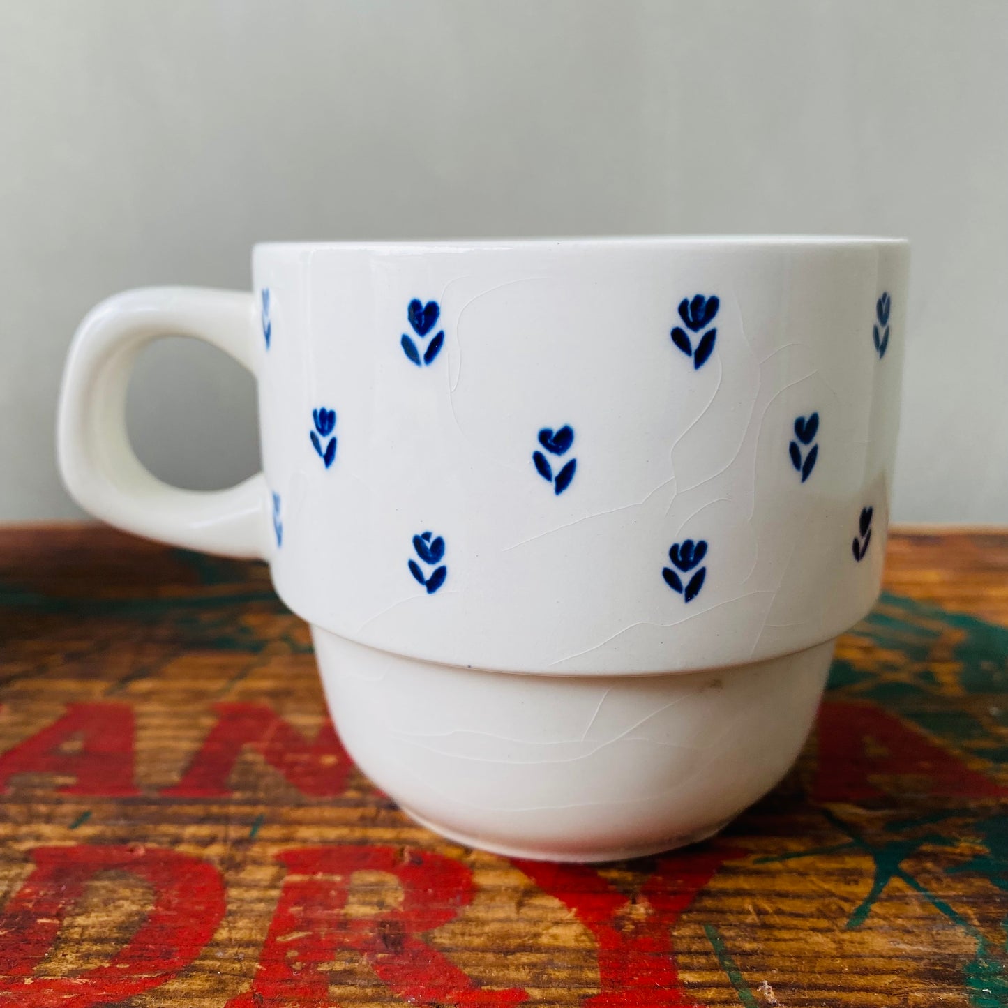【England vintage】tulip mug