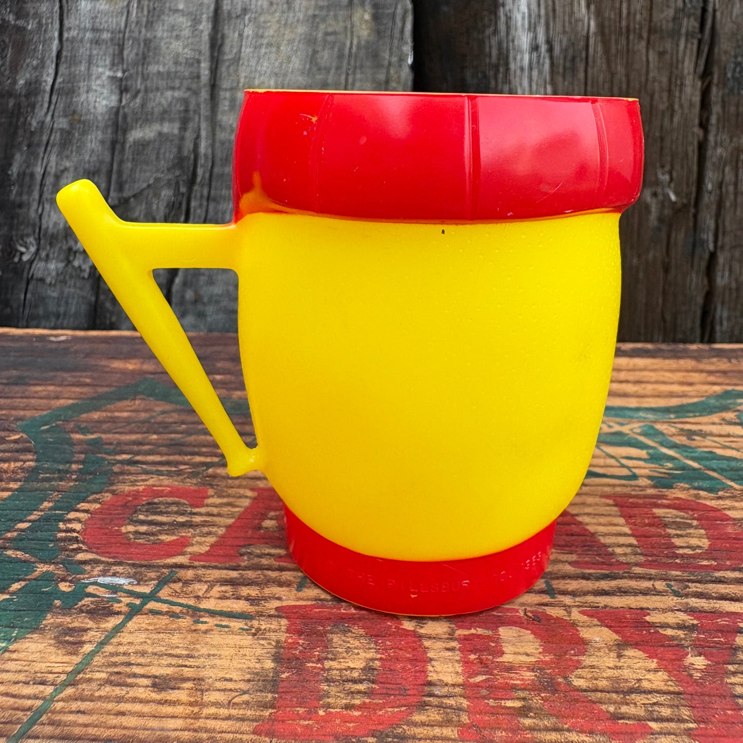 【1969 USA vintage】FunnyFace mug cup Lefty Lemon