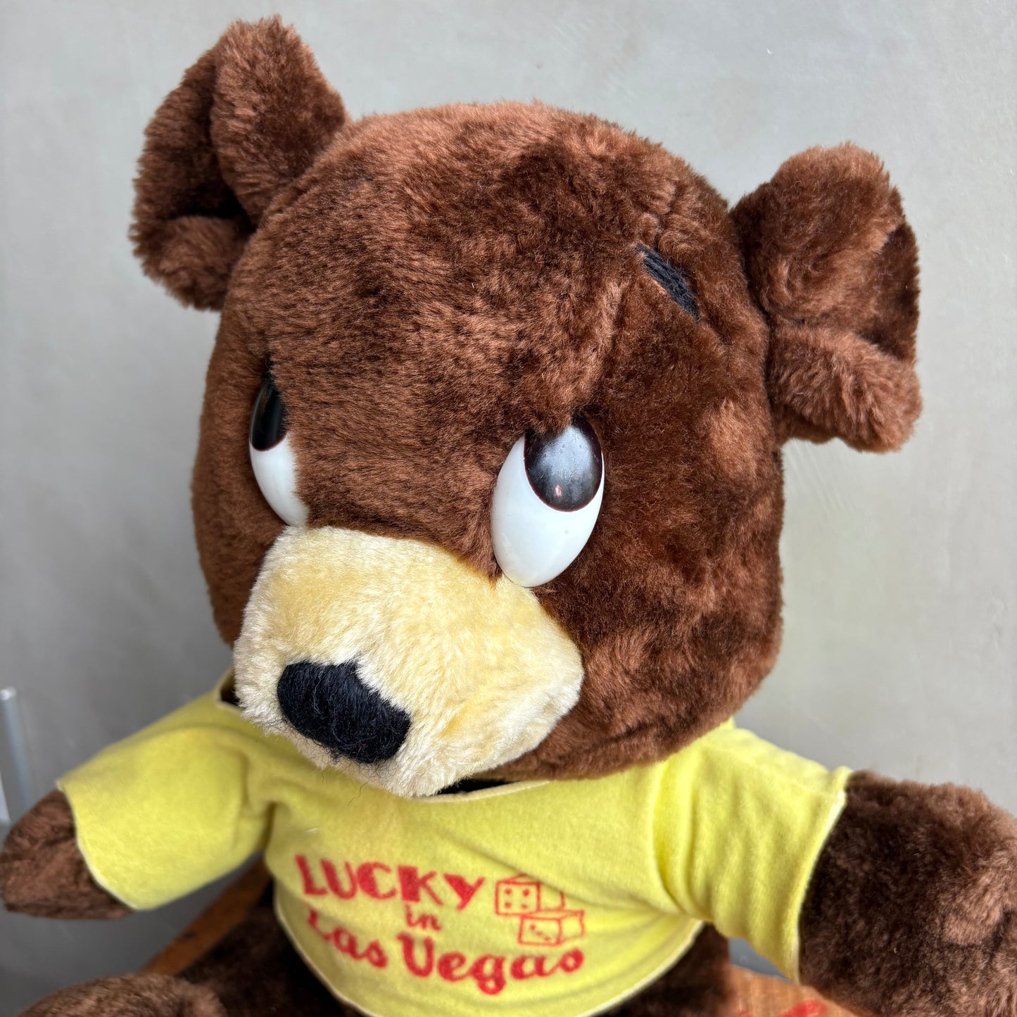 【1970s-1980s vintage】DAKIN Lucky in Las Vegas Bear Plush