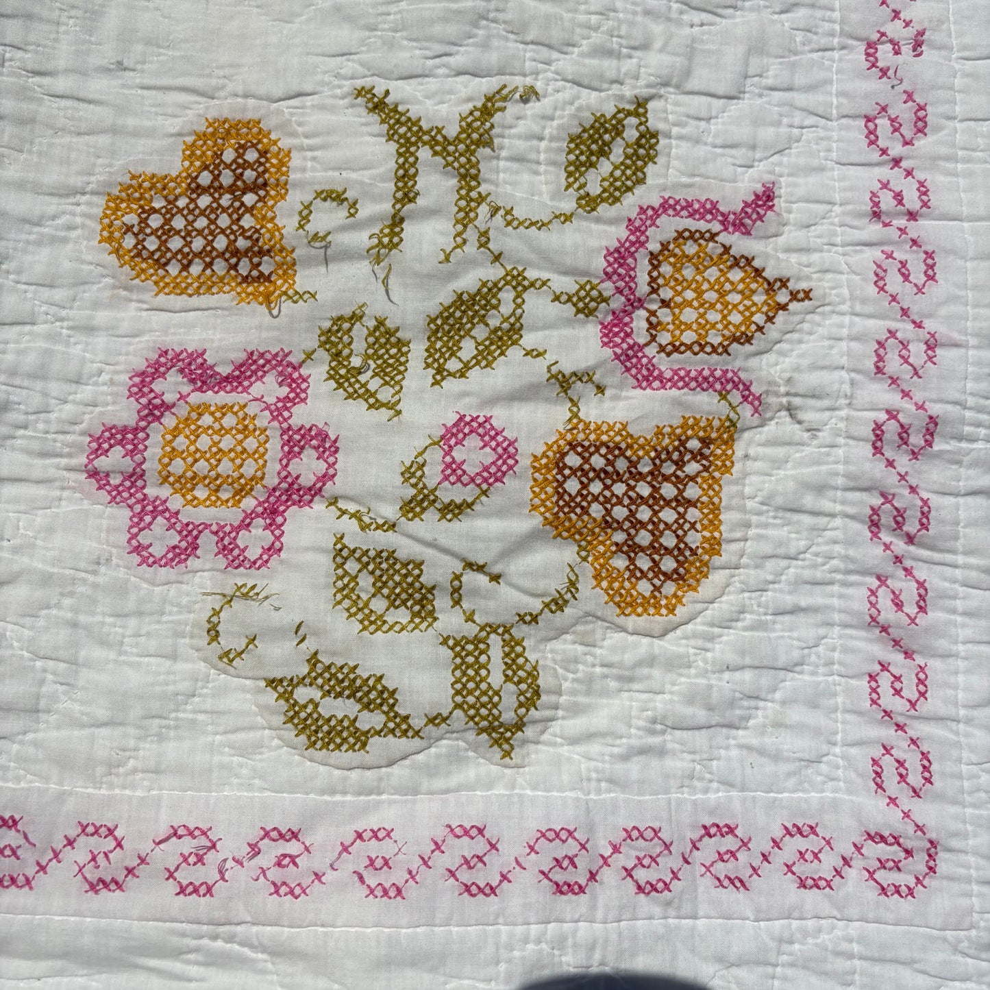 【USA Vintage】Floral Quilt