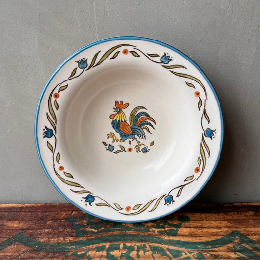 【USA vintage】Metlox Poppytrail California ROOSTER Small Plate