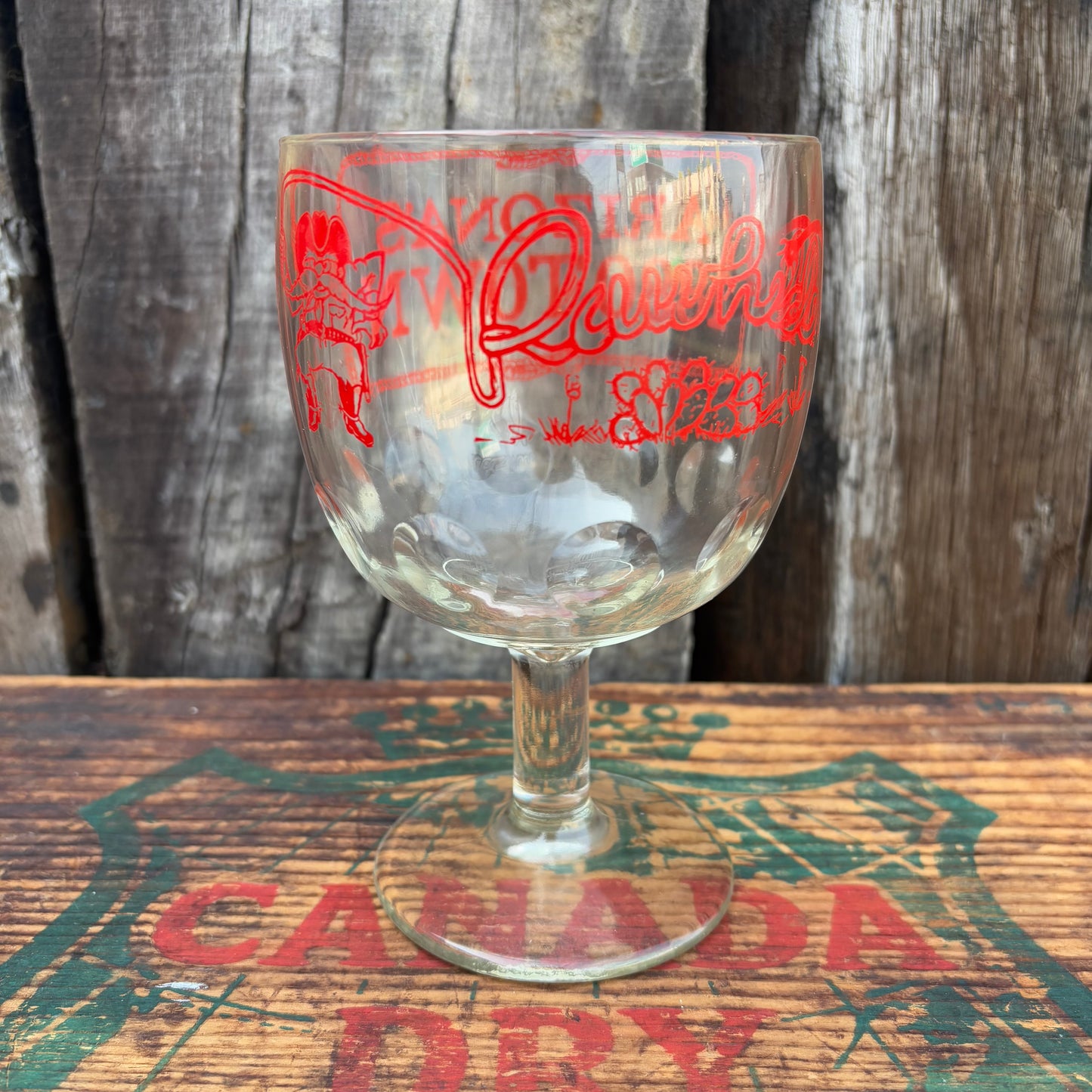 【1970s-1980s USA vintage】Beer Goblets ARIZONA'S 1880 TOWN