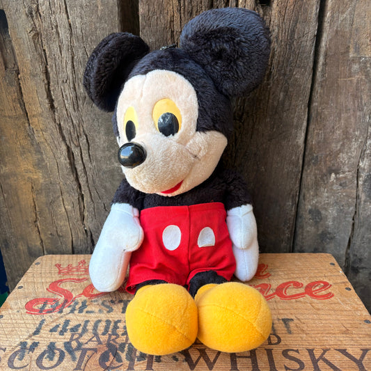 【1980s USA vintage】Mickey Mouse Plush Doll HASBRO SOFTIES
