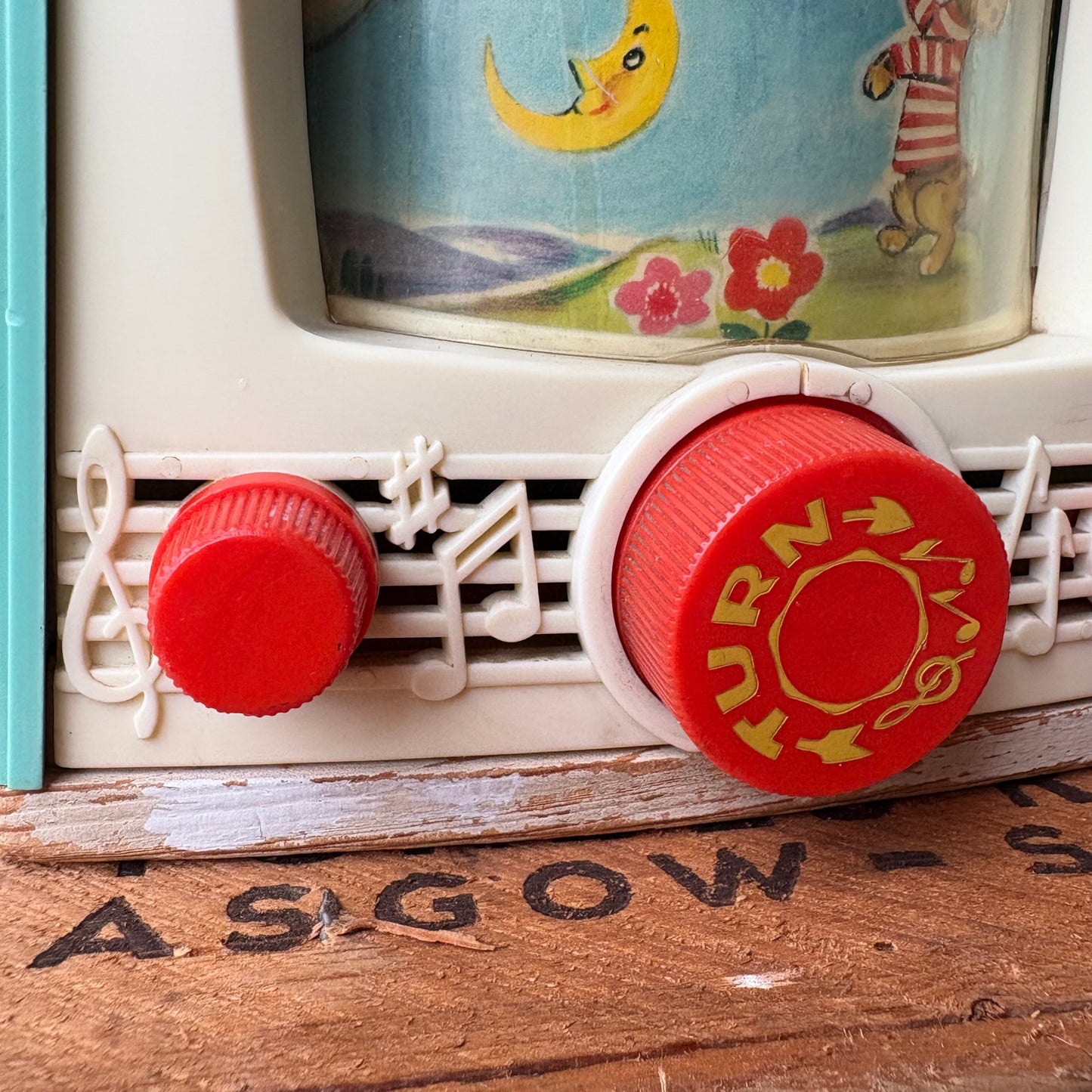 【1960s USA vintage】Fisher-Price PEEK-A-BOO Screen TV