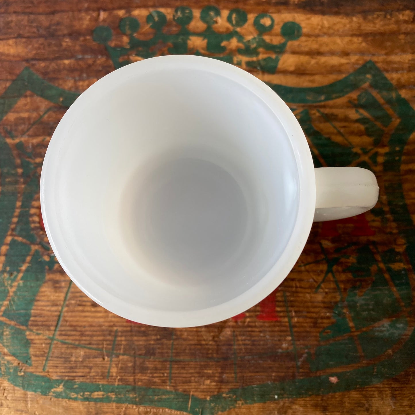 【USA vintage】GLASBAKE mug White