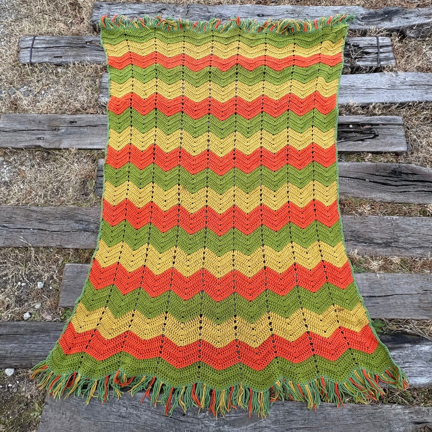【USA vintage】granny blanket