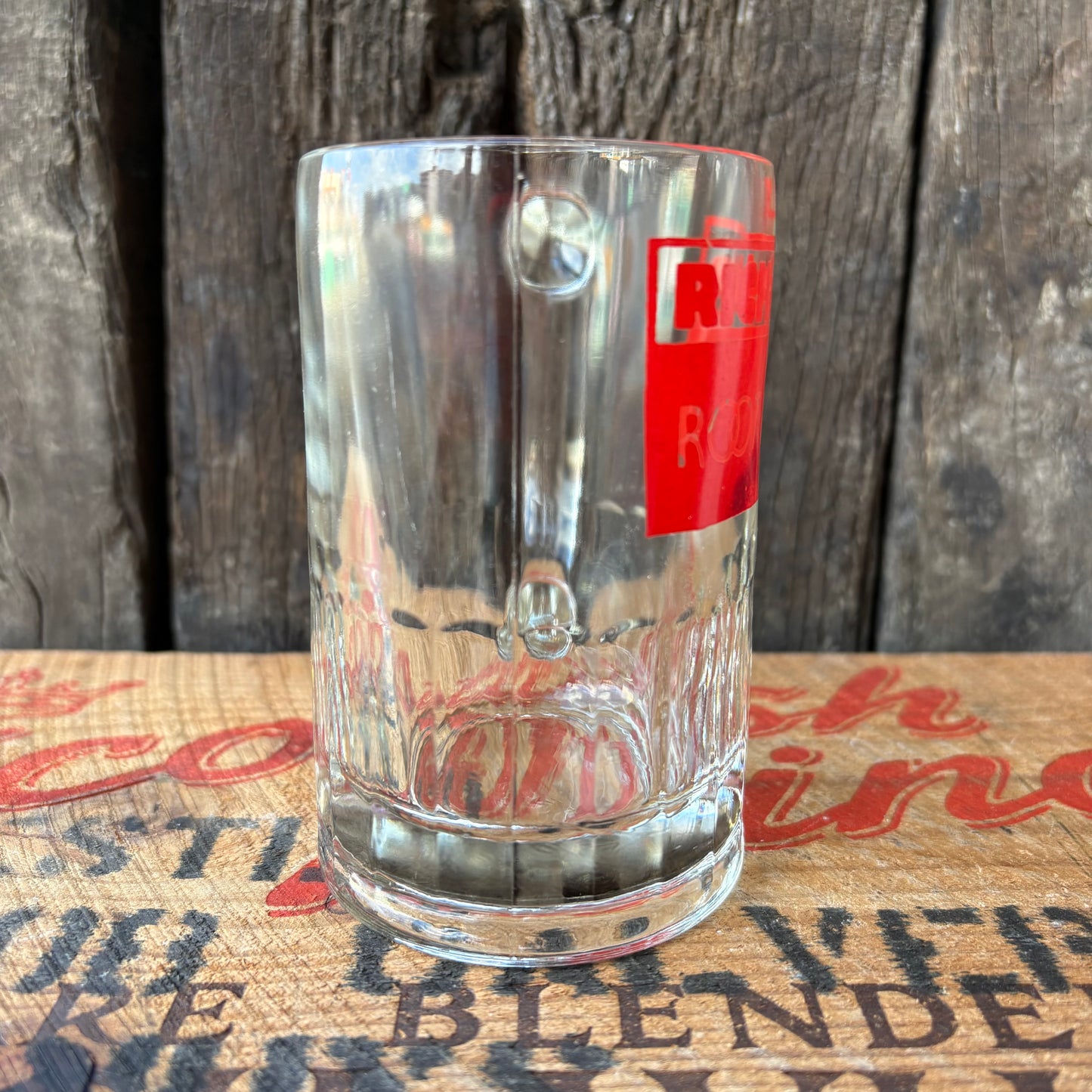 【1970s USA vintage】RICHardson ROOT BEER Advertising Glass Mug