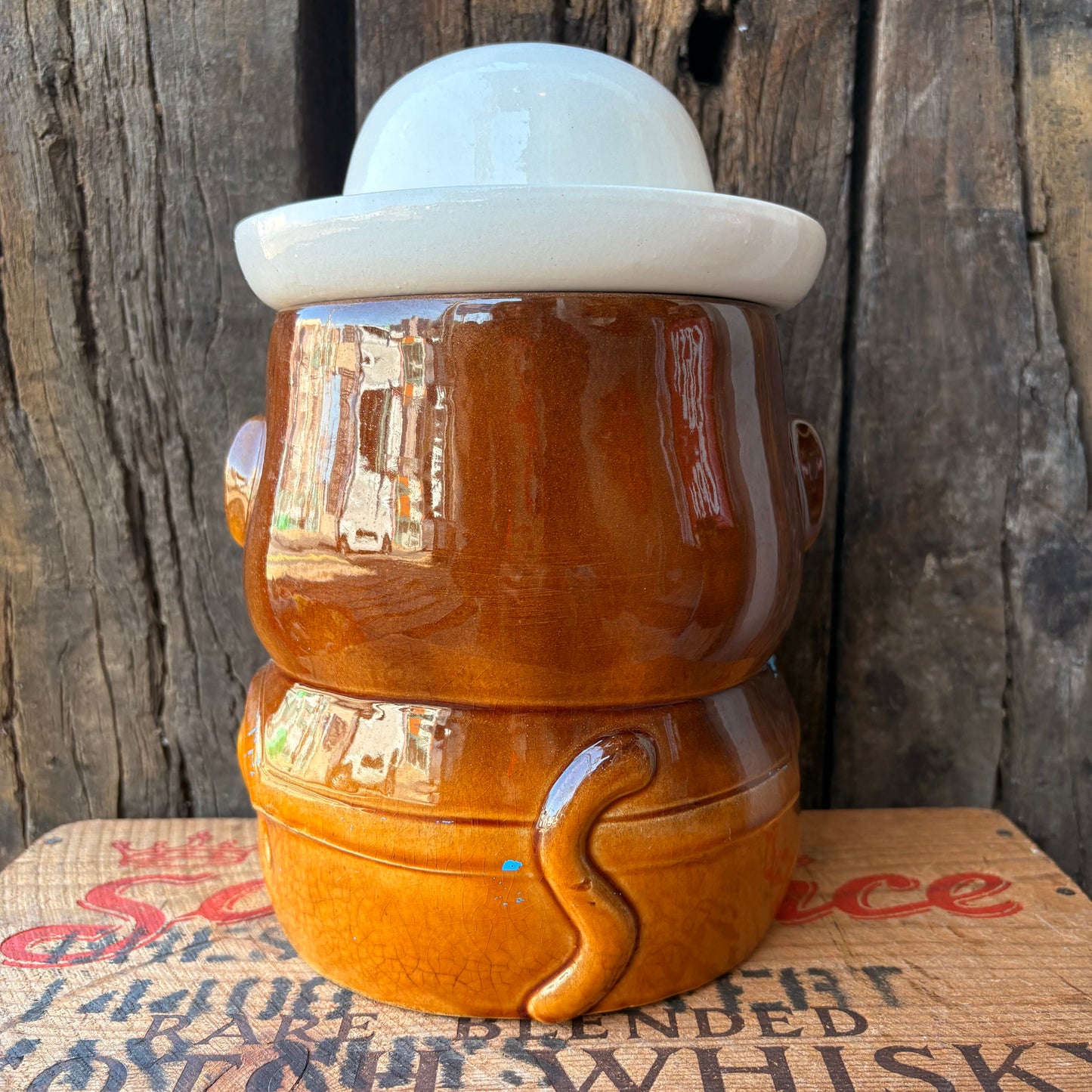 【1960s JAPAN vintage】Monkey Cookie Jar