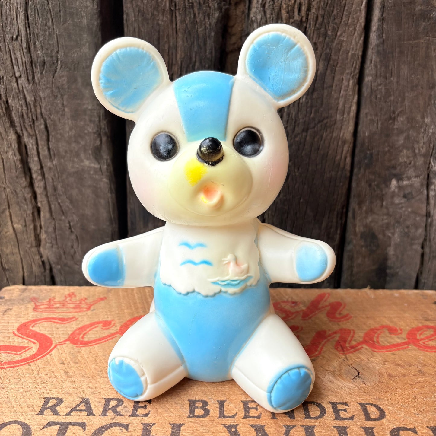 【1960s USA vintage】SANITOY Bear Toy