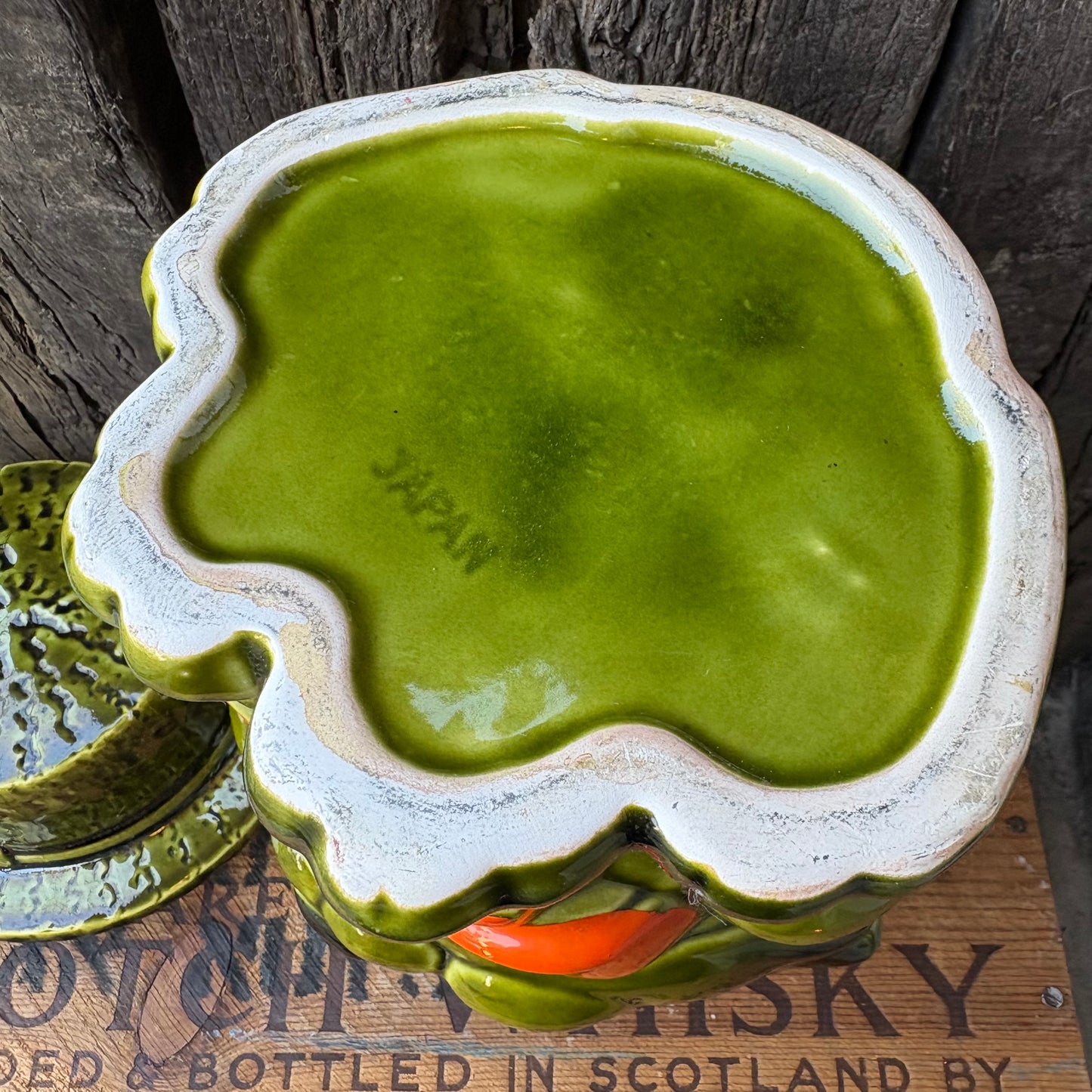 【1950s JAPAN vintage】Ceramic Cookie Jar