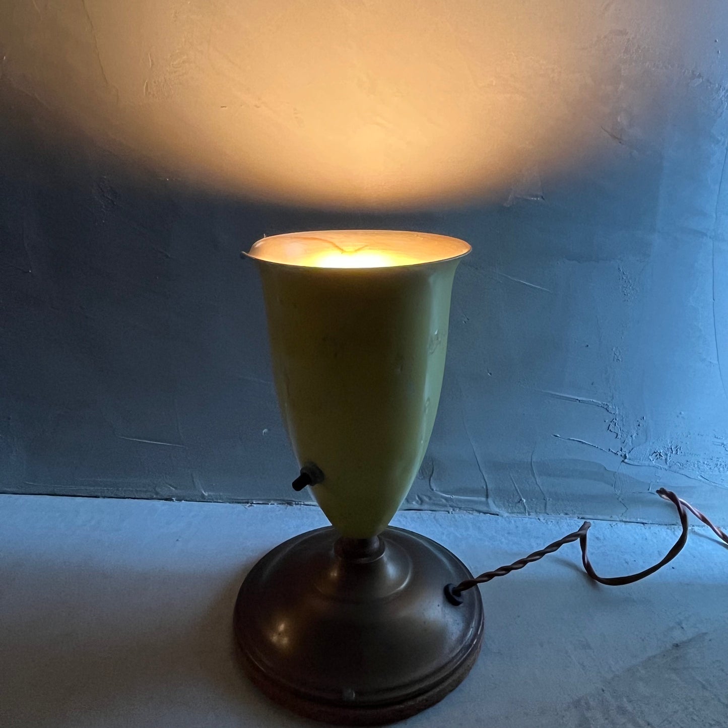 【1960s USA vintage】Mid Century Metal Table Lamp