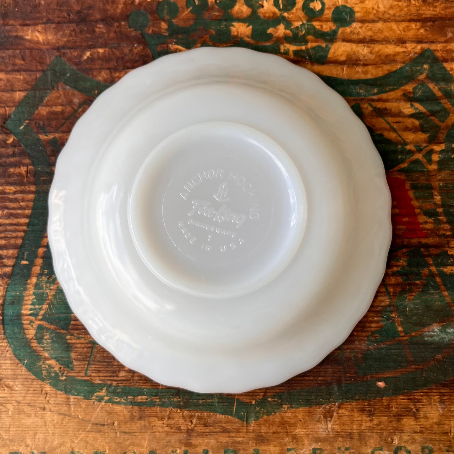 【1965~1976s USA vintage】Fire-King Salad Bowl