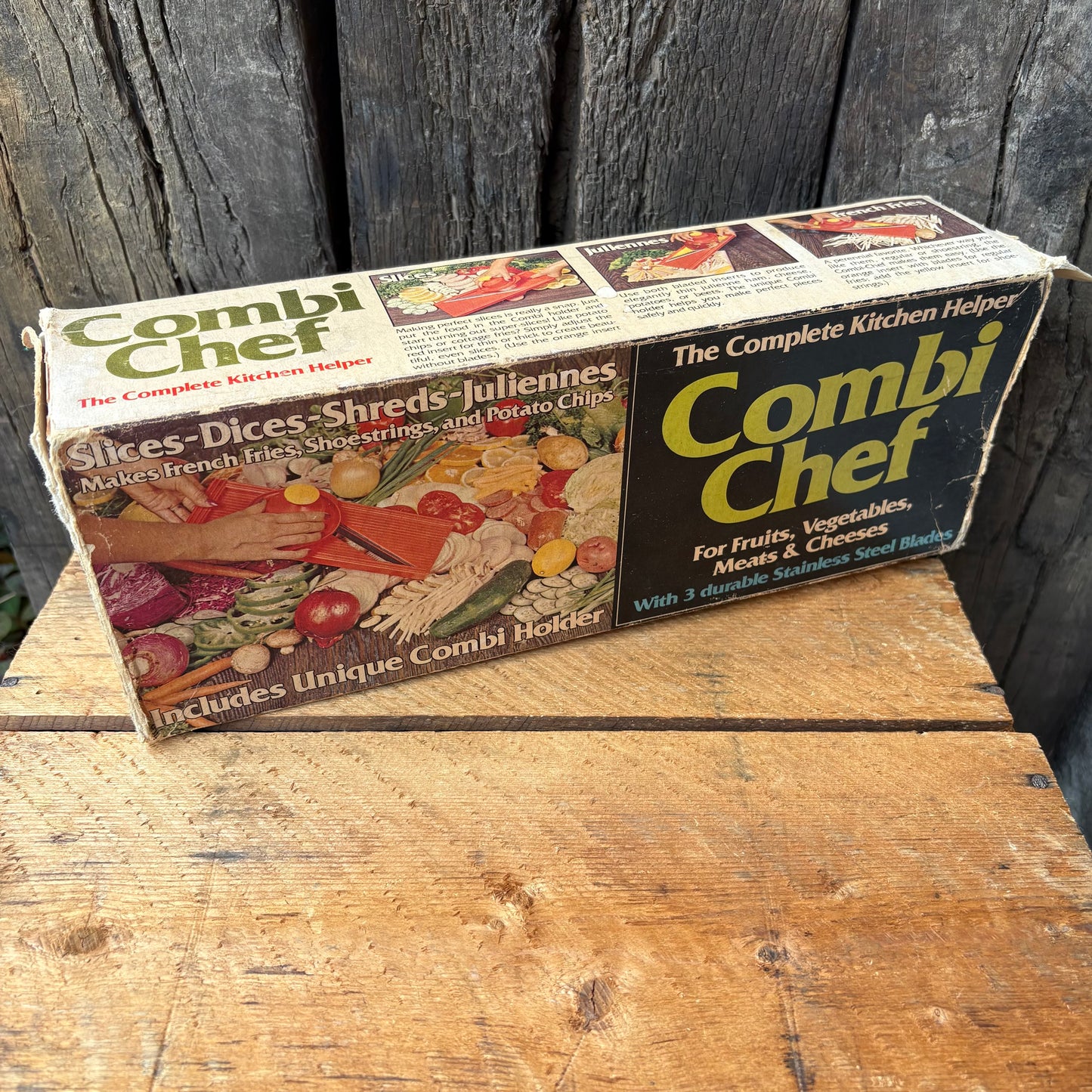 【1970s USA vintage】Combi Chef Combination Slicer-Chipper