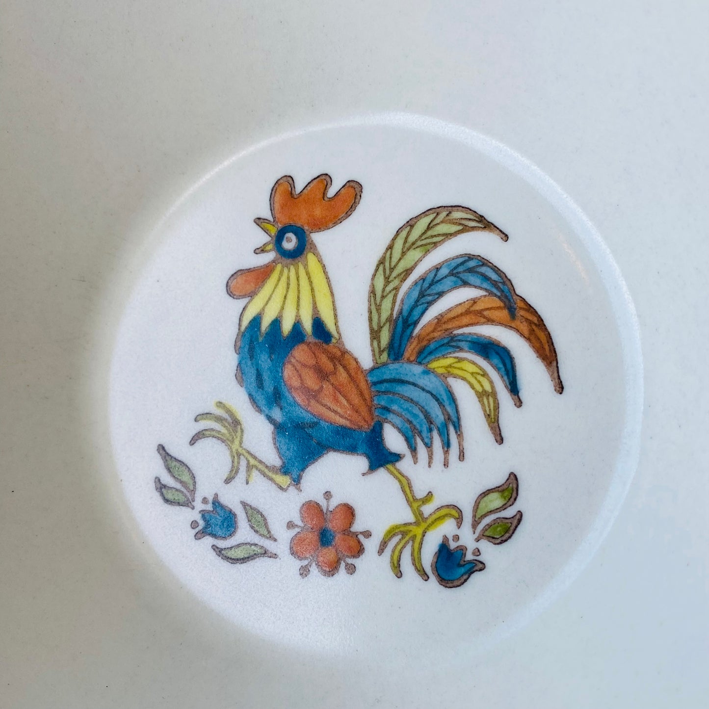 【USA vintage】Metlox Poppytrail California ROOSTER Serving Bowl