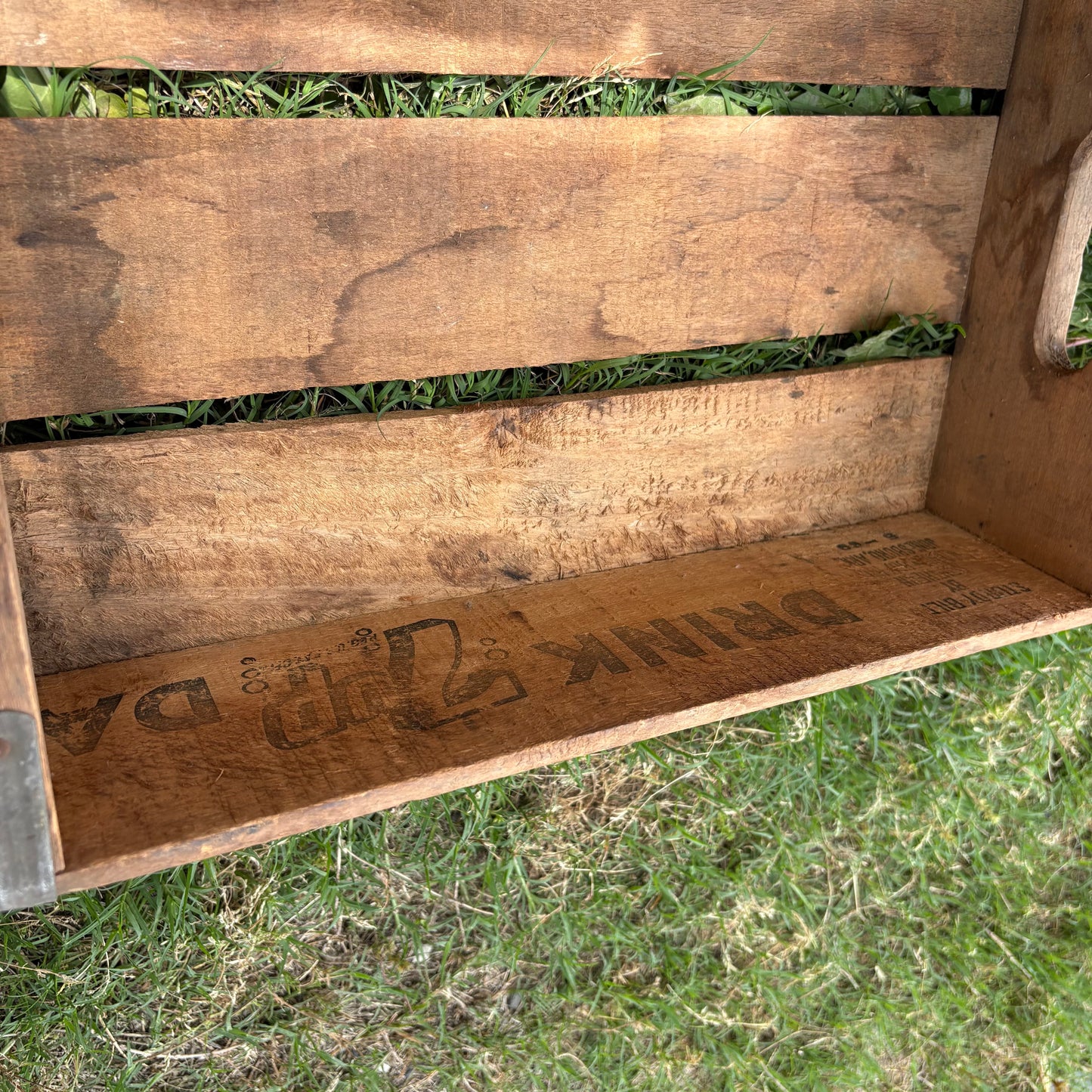 【1970s USA vintage】7UP Wooden Crate