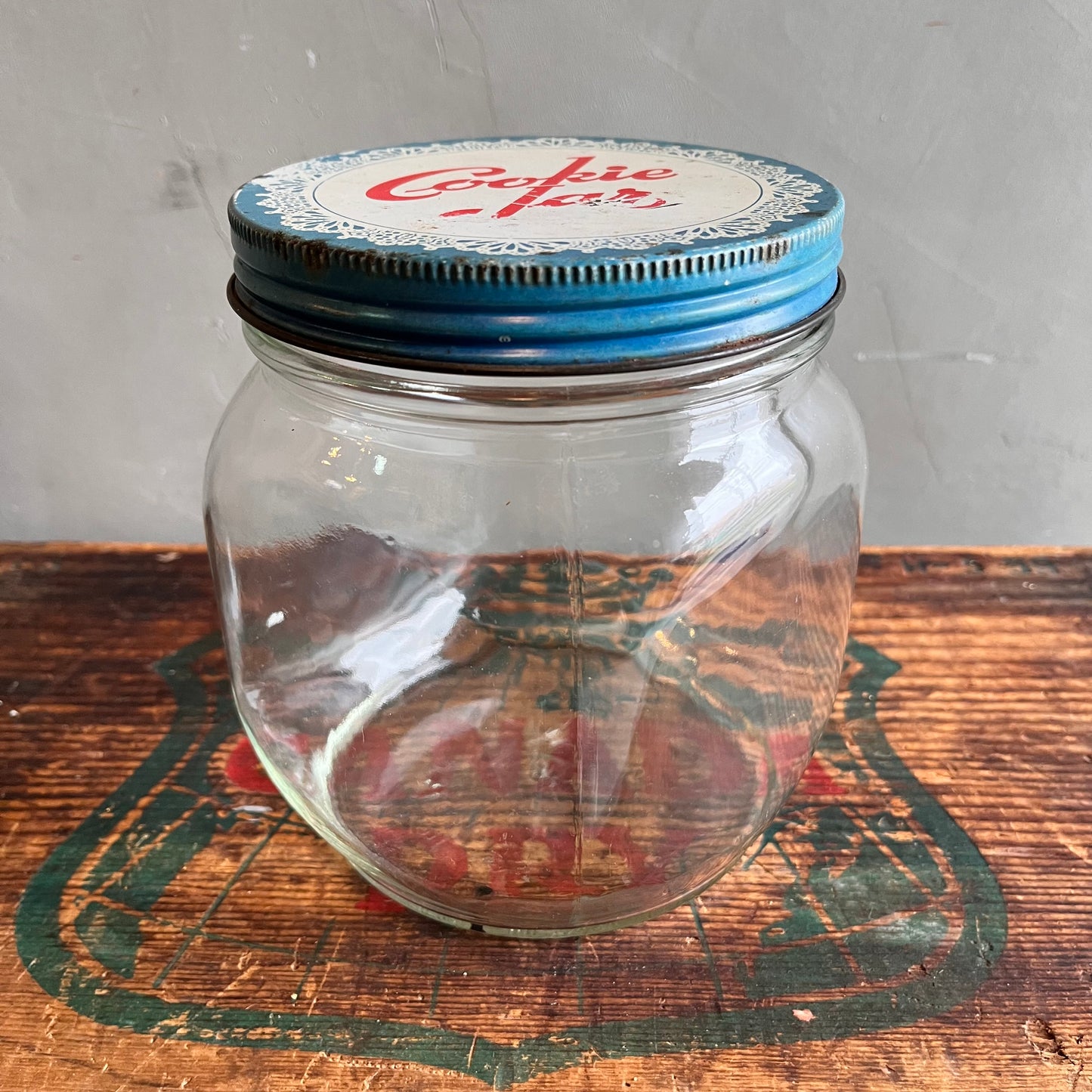 【USA vintage】Hazel Atlas Canister “Cookies Jar”