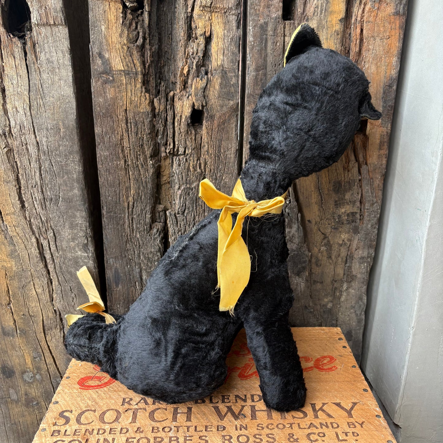 【1960s USA vintage】“Boo Boo Kitty” Black Cat Plush