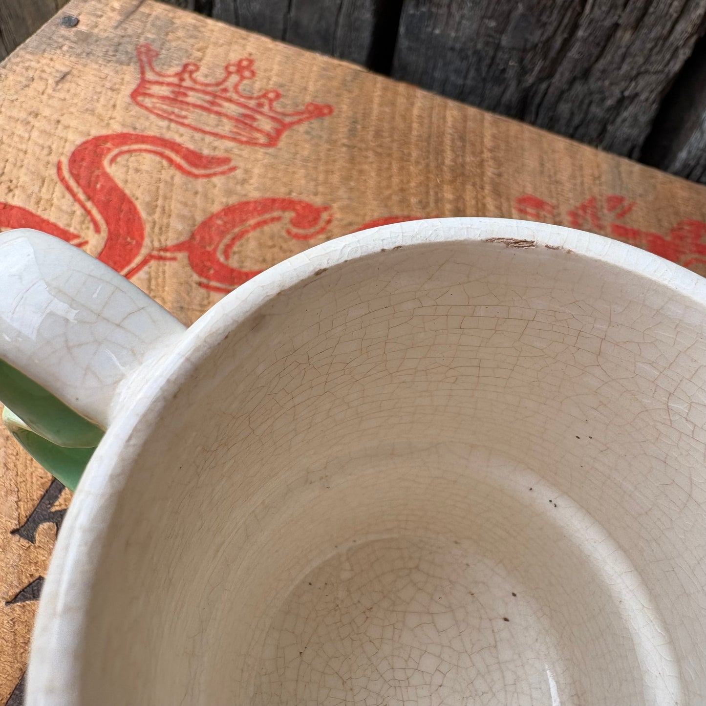 【1970s JAPAN Vintage】mugcup Green