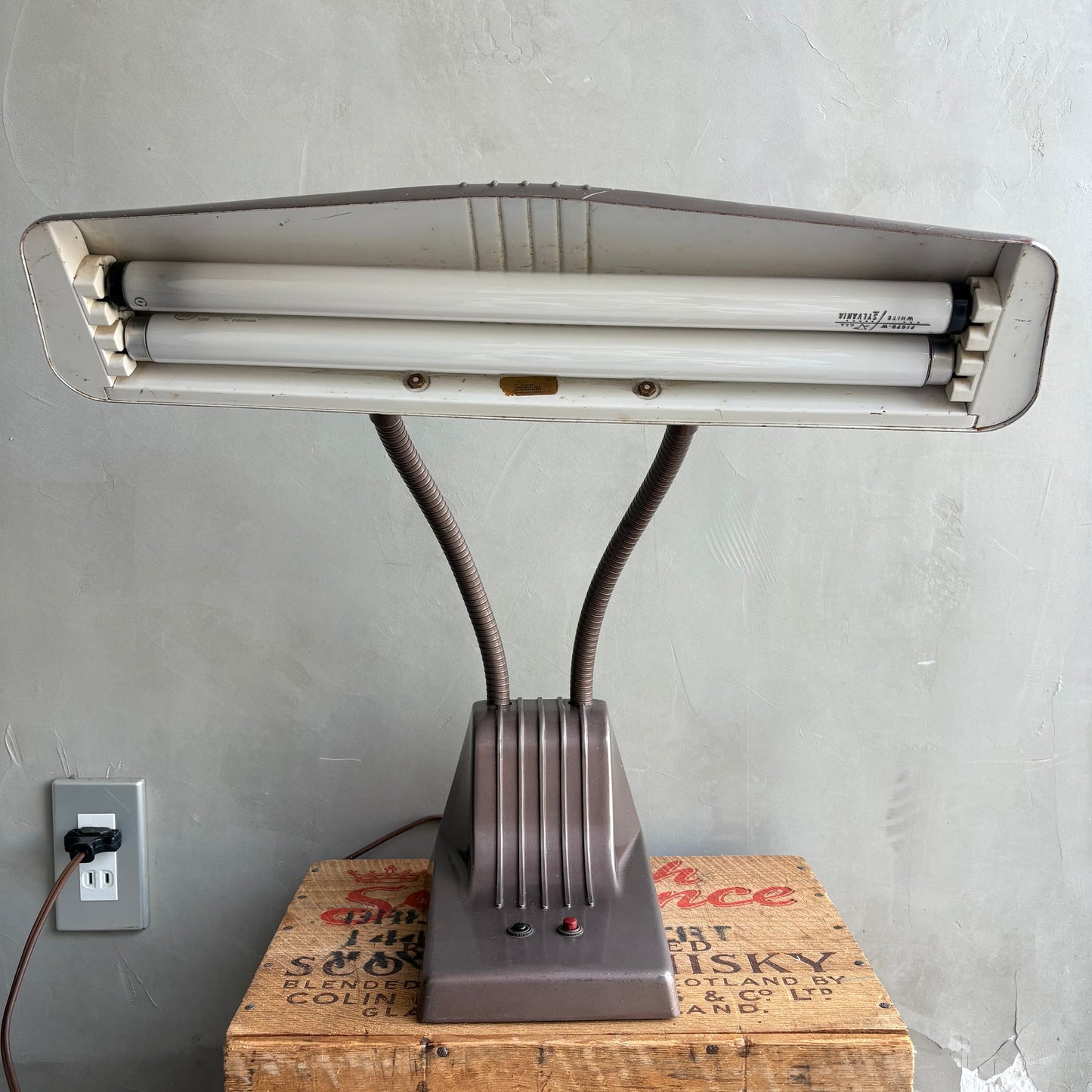 【1950s USA vintage】DAZOR Model 1000 Industrial Desk Lamp