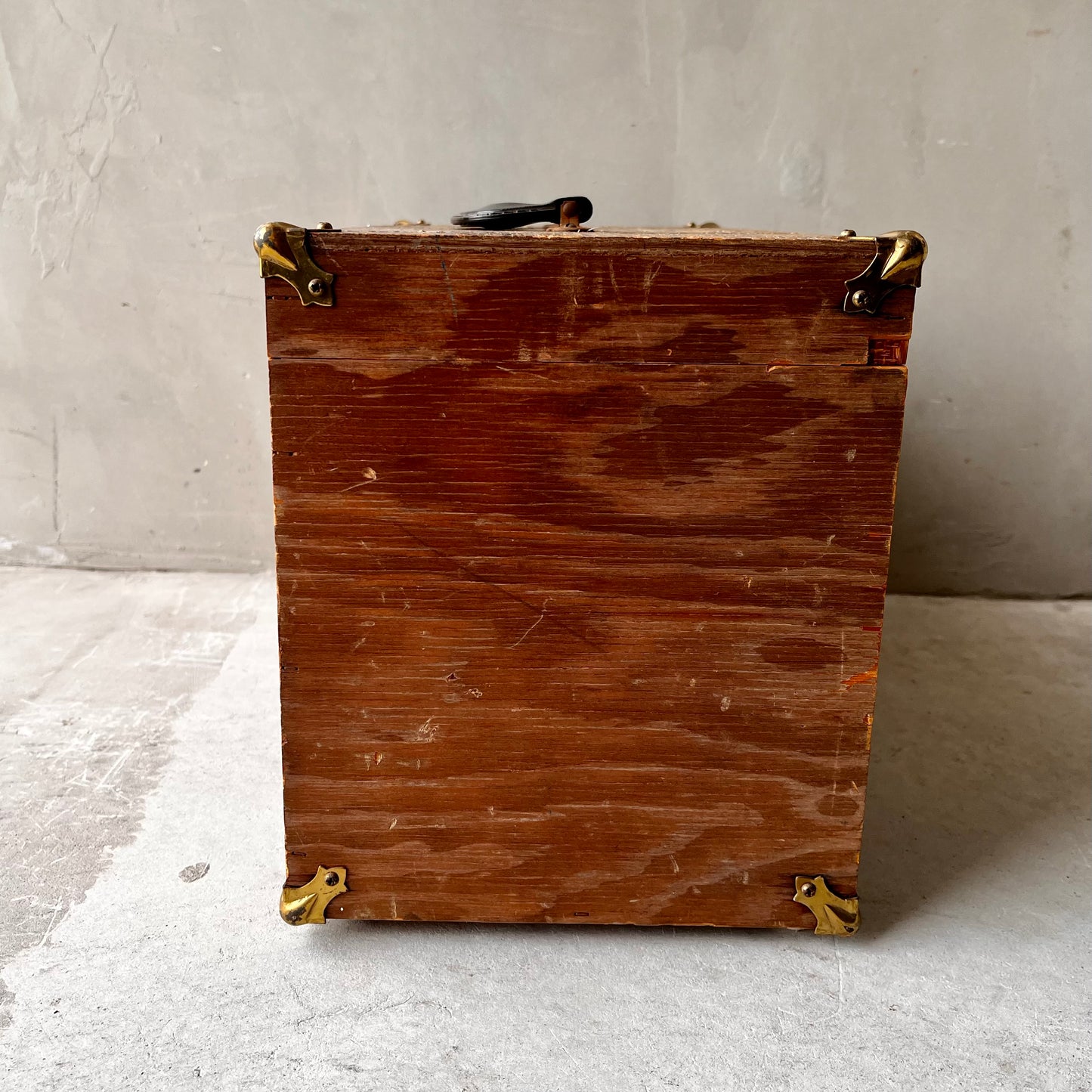 【USA vintage】Excelsior Stamford Wooden Toolbox