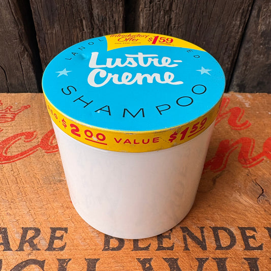 【1960s USA vintage】Lustre-Creme Shampoo Container