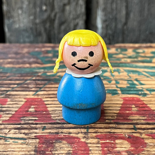 【USA vintage】Fisher Price Little People 女の子