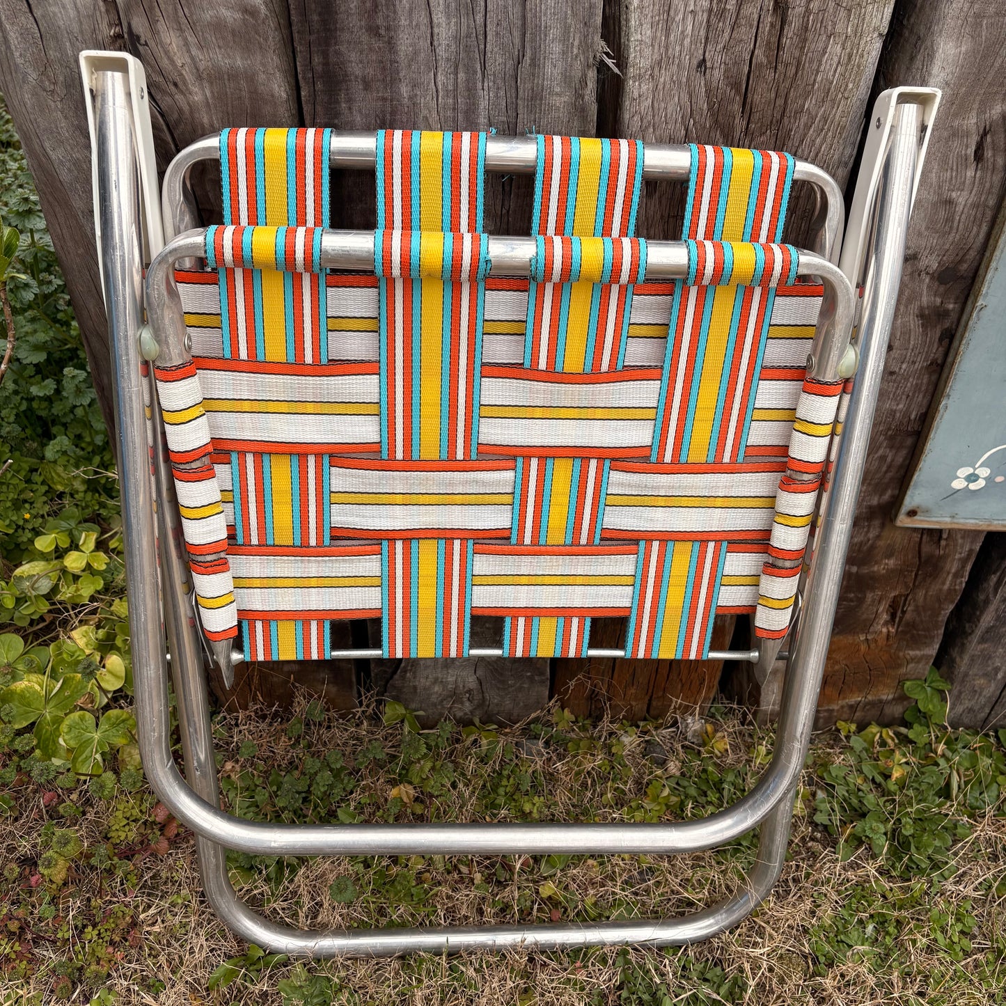 【1960s-1970s USA vintage】Folding Lawn Chair