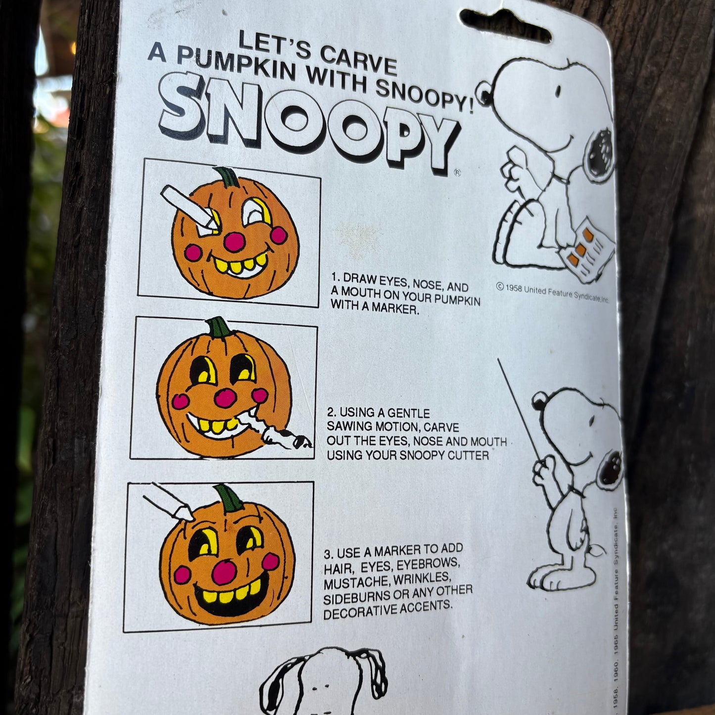 【1980s】SNOOPY PUMPKIN CUTTER