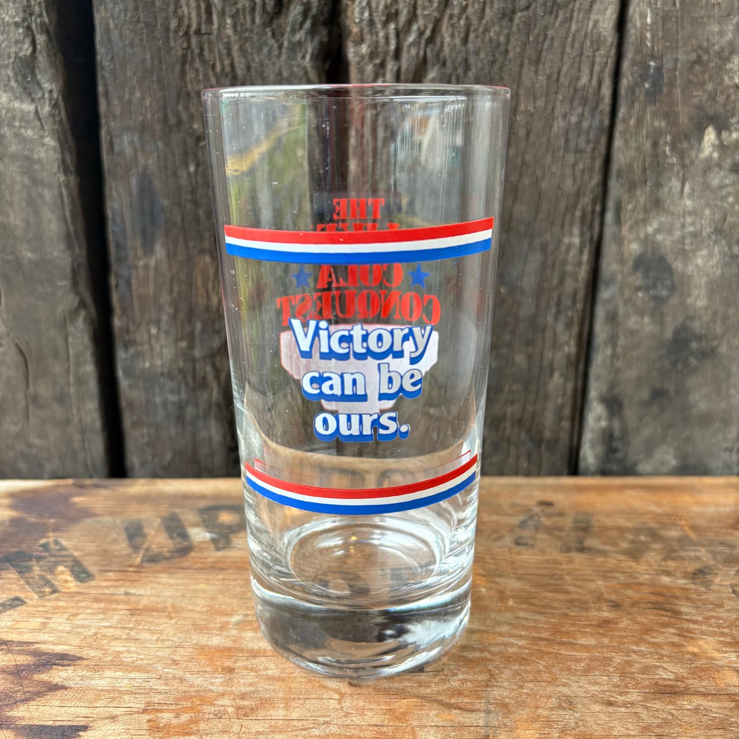 【1980s USA vintage】7up LIKE COLA glass