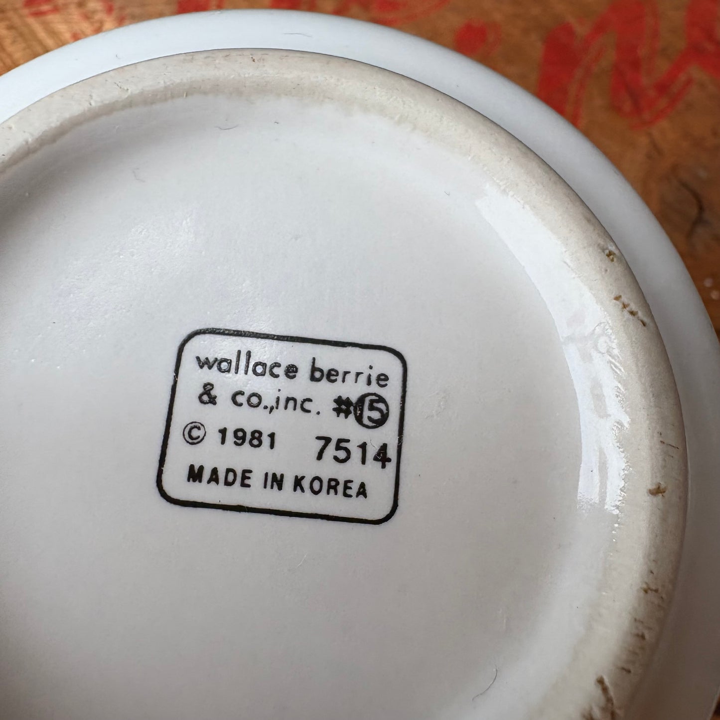 【1980s vintage】Smurfs Happy Birthday Mug