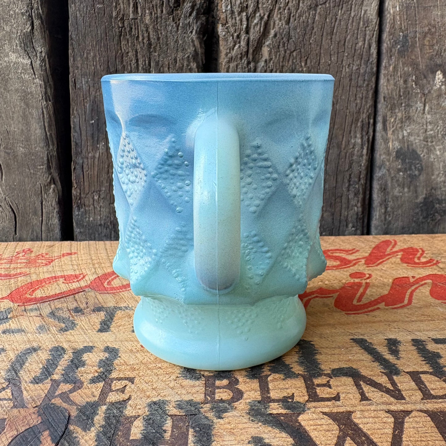 【1976- USA vintage】Fire-King Kimberley mug Blue