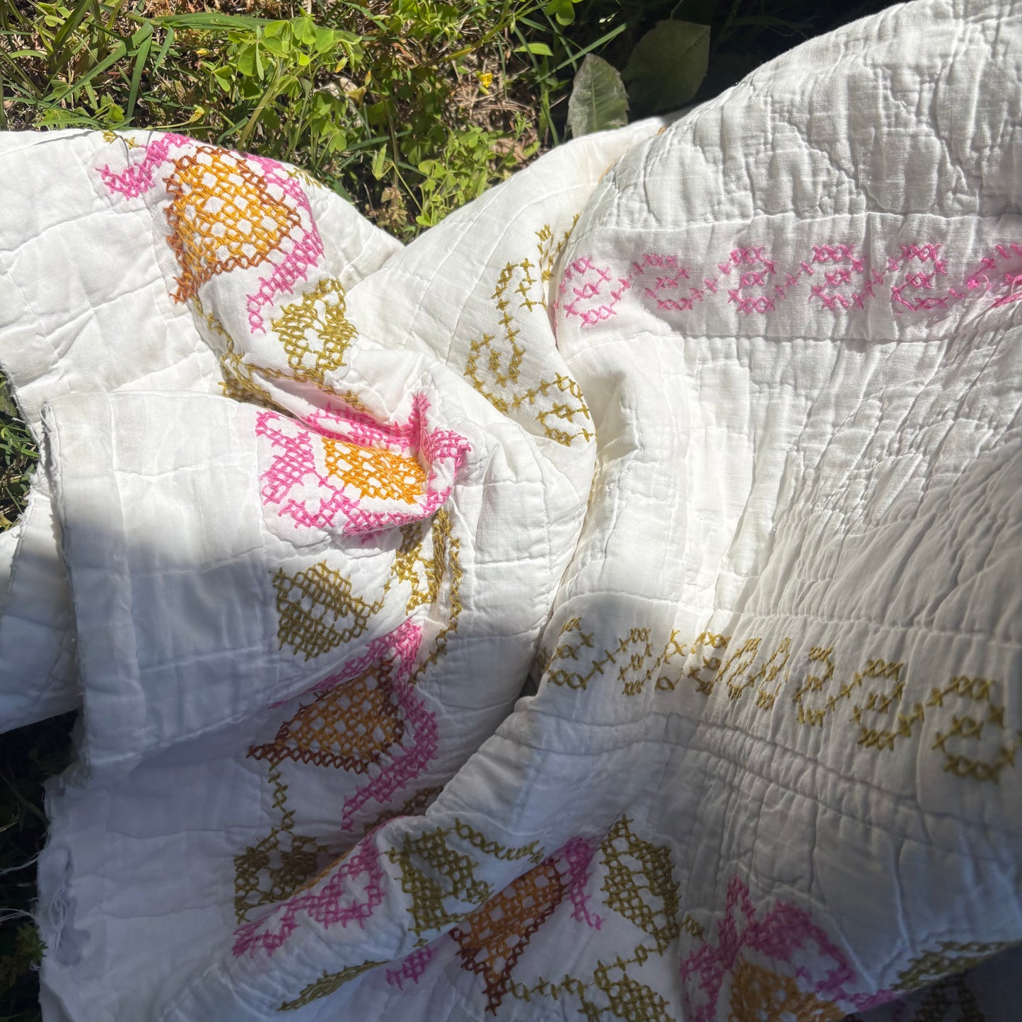 【USA Vintage】Floral Quilt