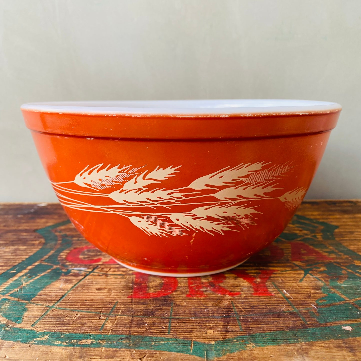 【1950s- USA vintage】PYREX MIXING BOWL オータムハーベスト