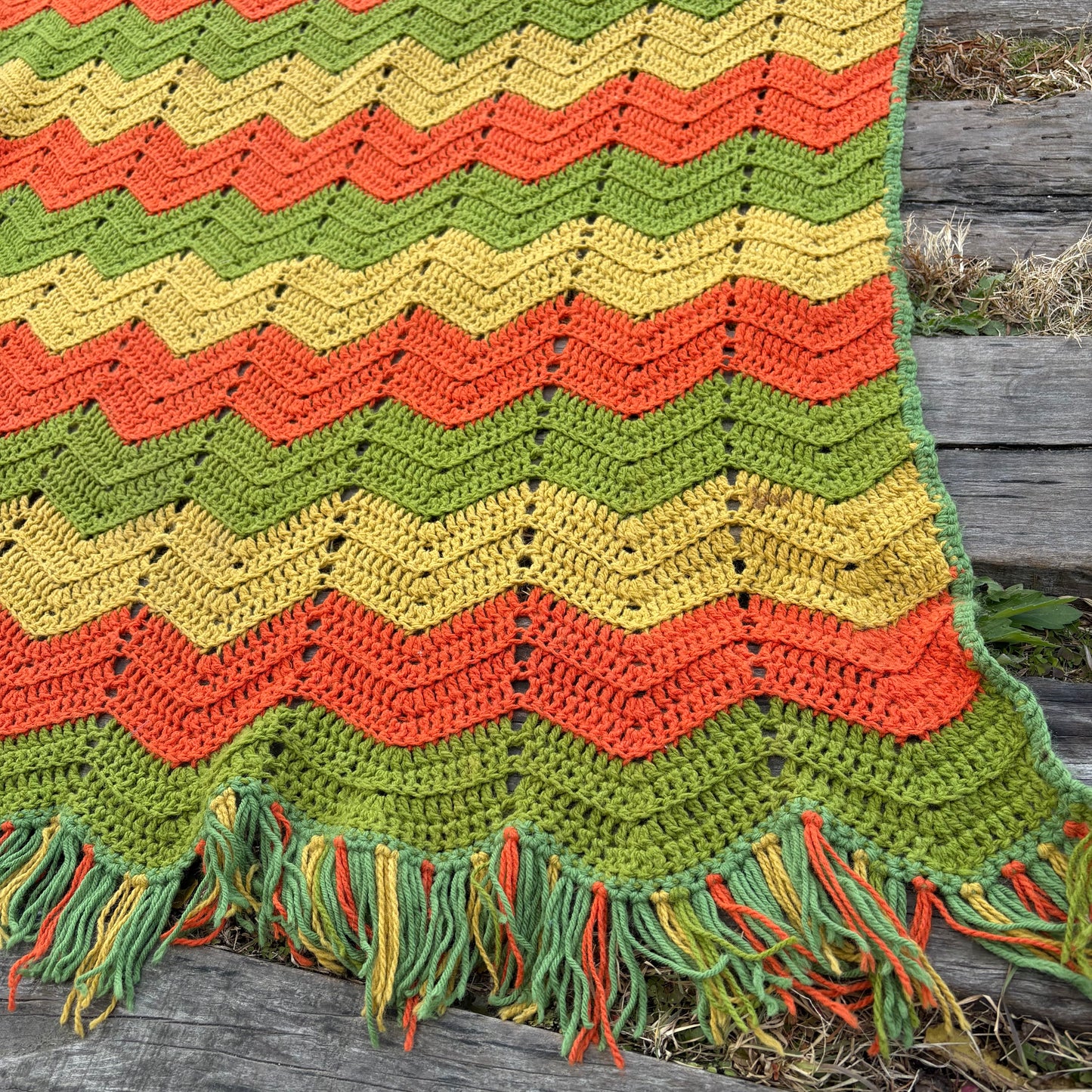 【USA vintage】granny blanket