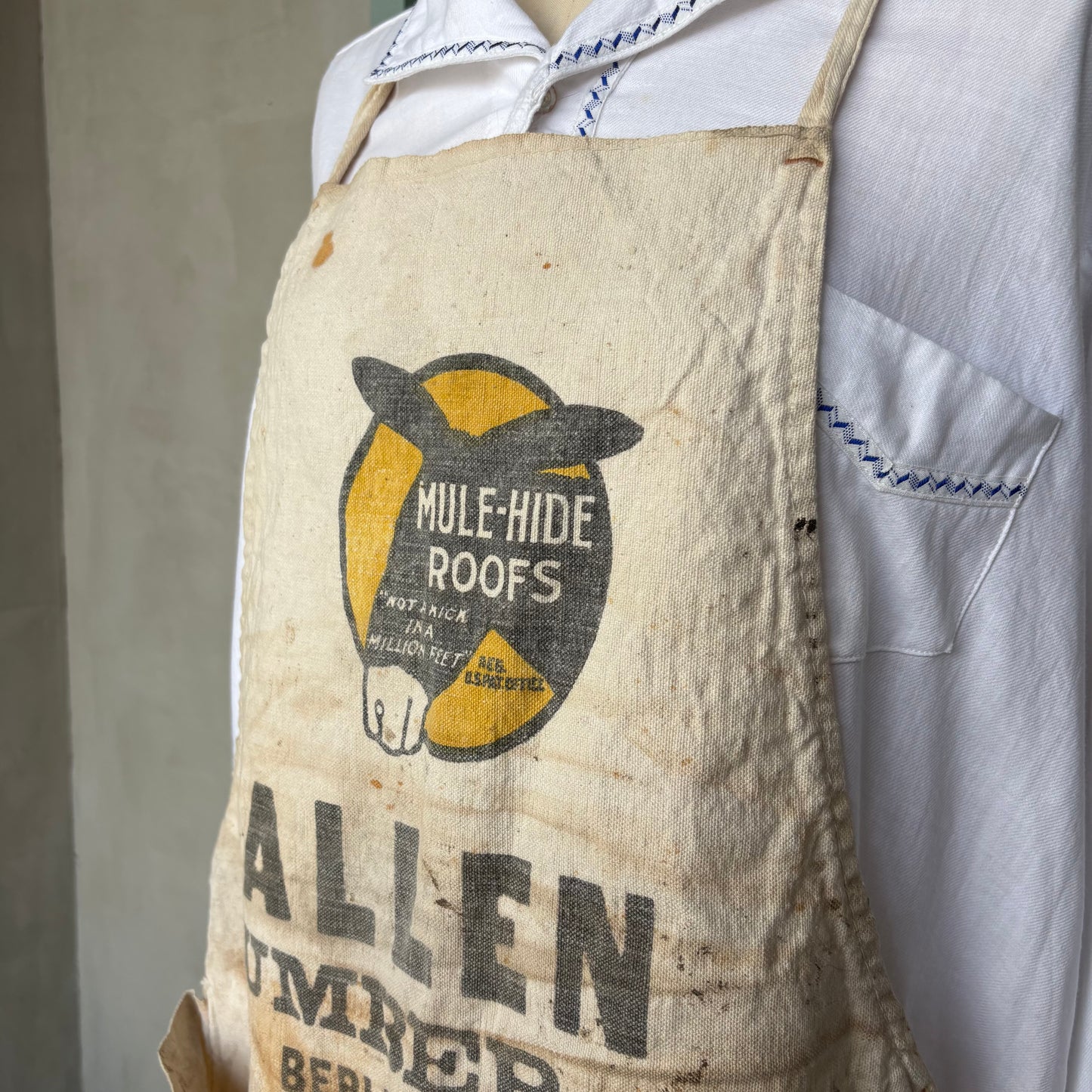 【1950s USA vintage】work apron