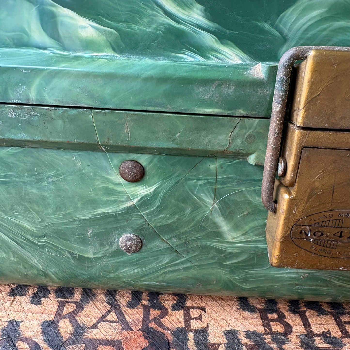 【1950s USA vintage】PLANO Tackle Box