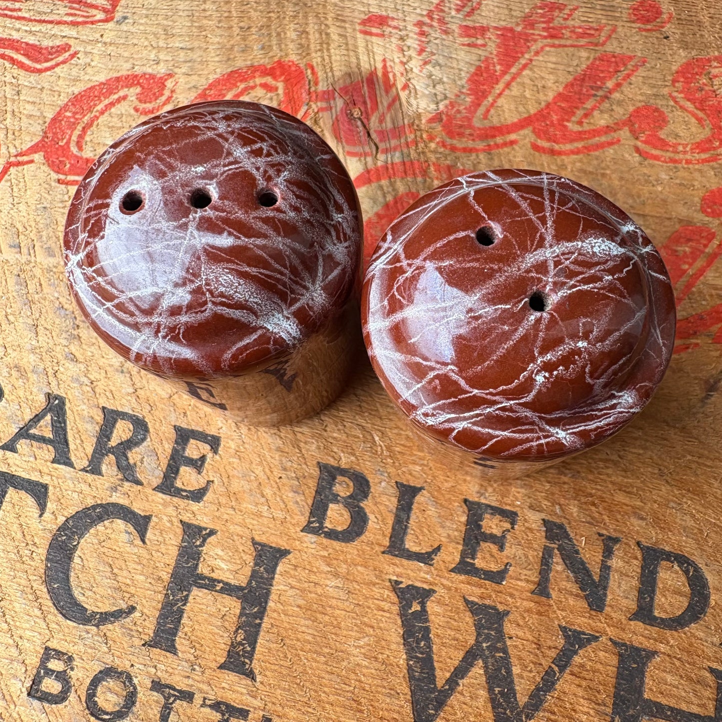 【USA vintage】salt & pepper set